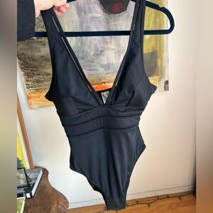 Sea Level swim Australia black swimsuit
